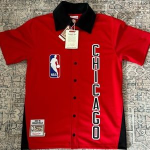Authentic Mitchell & Ness NBA Chicago Bulls 1984-85 Shooting Shirt Jersey